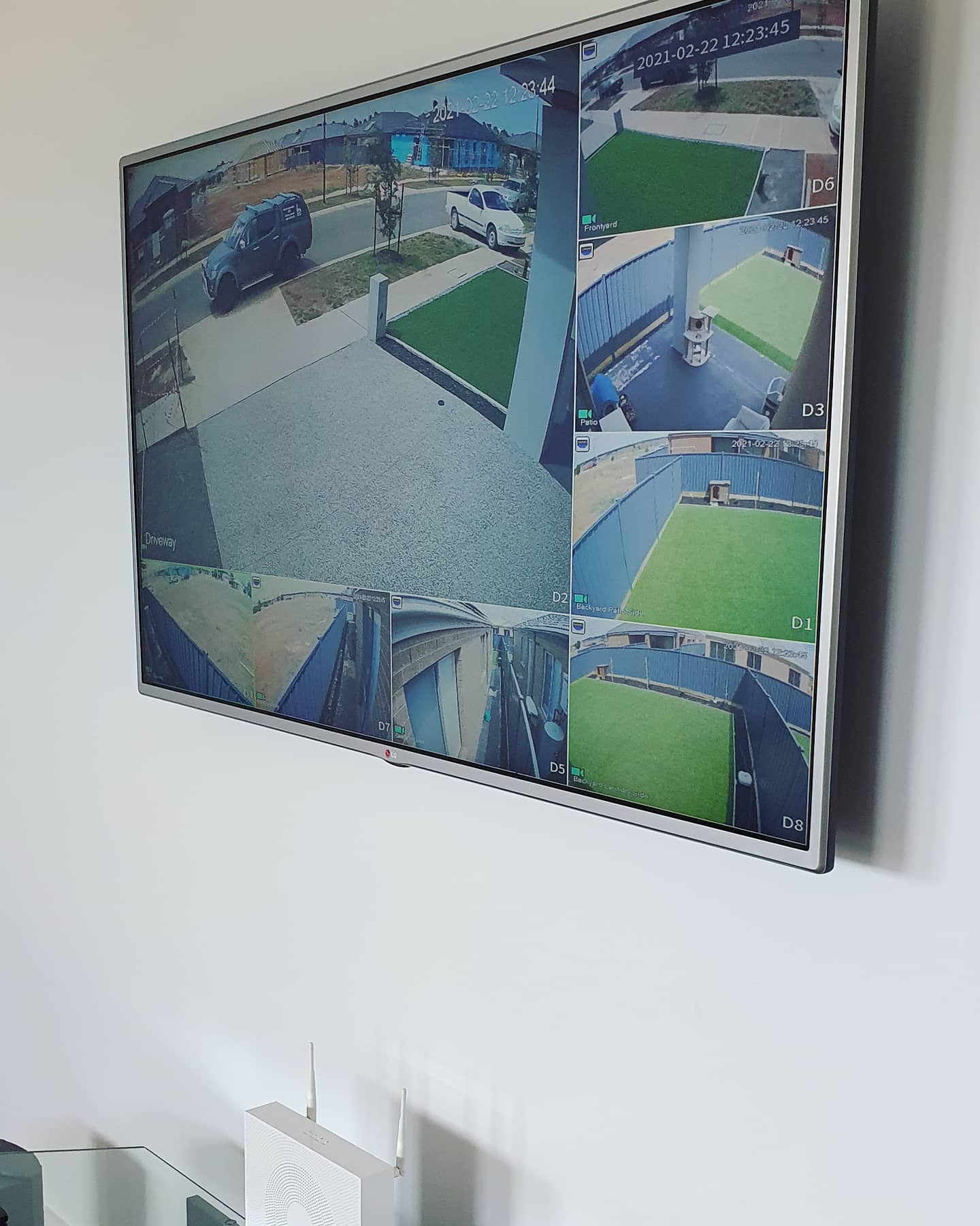 installed security system WatchNet Security